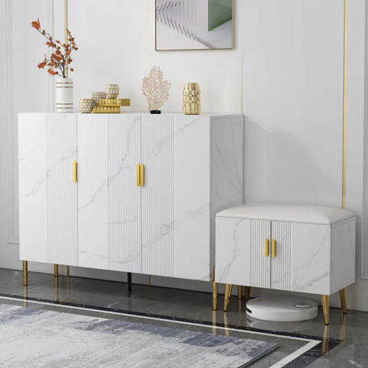 Mobile Mdf Storage Organizer Modern White Tall Accent Storage Cabinet Office Luxury Vitrine Salon Meuble Cabinet Livingroom