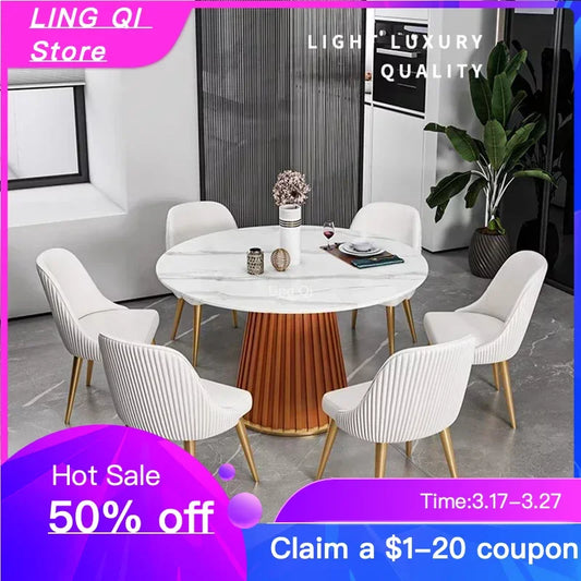 Free Shipping Small Apartmen Dining Table Round Center Nordic White Coffee Tables Chairs Organizer Muebles Living Room Furniture
